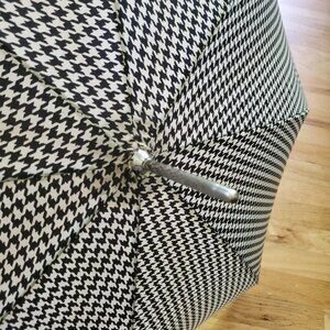 Houndstooth Umbrella Vintage London Fog Clipper Mist